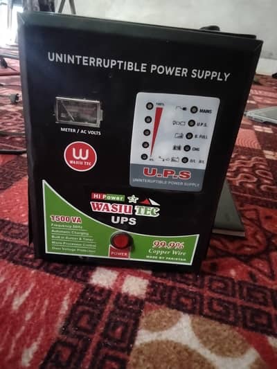 1500VA UPS, new Condition, Microprocessor Controlled with OVP