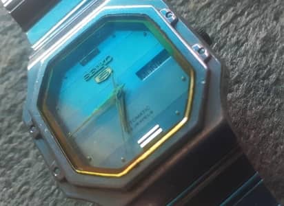 Vintage May 1983 Seiko 5 Automatic "Nautilus TV Dial" (Ref. 4219-5010)
