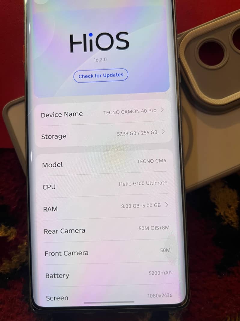 Tecno CAMON 40 Pro 6