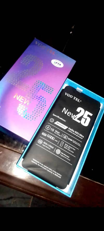 VGO TEL New 25 - Starry Blue (8/128GB) - 50MP Camera & 6000mAh