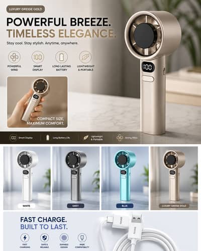 Mini Portable USB Fan - Beat The Heat!