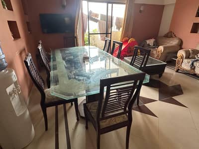 luxury Glass Dining Table
