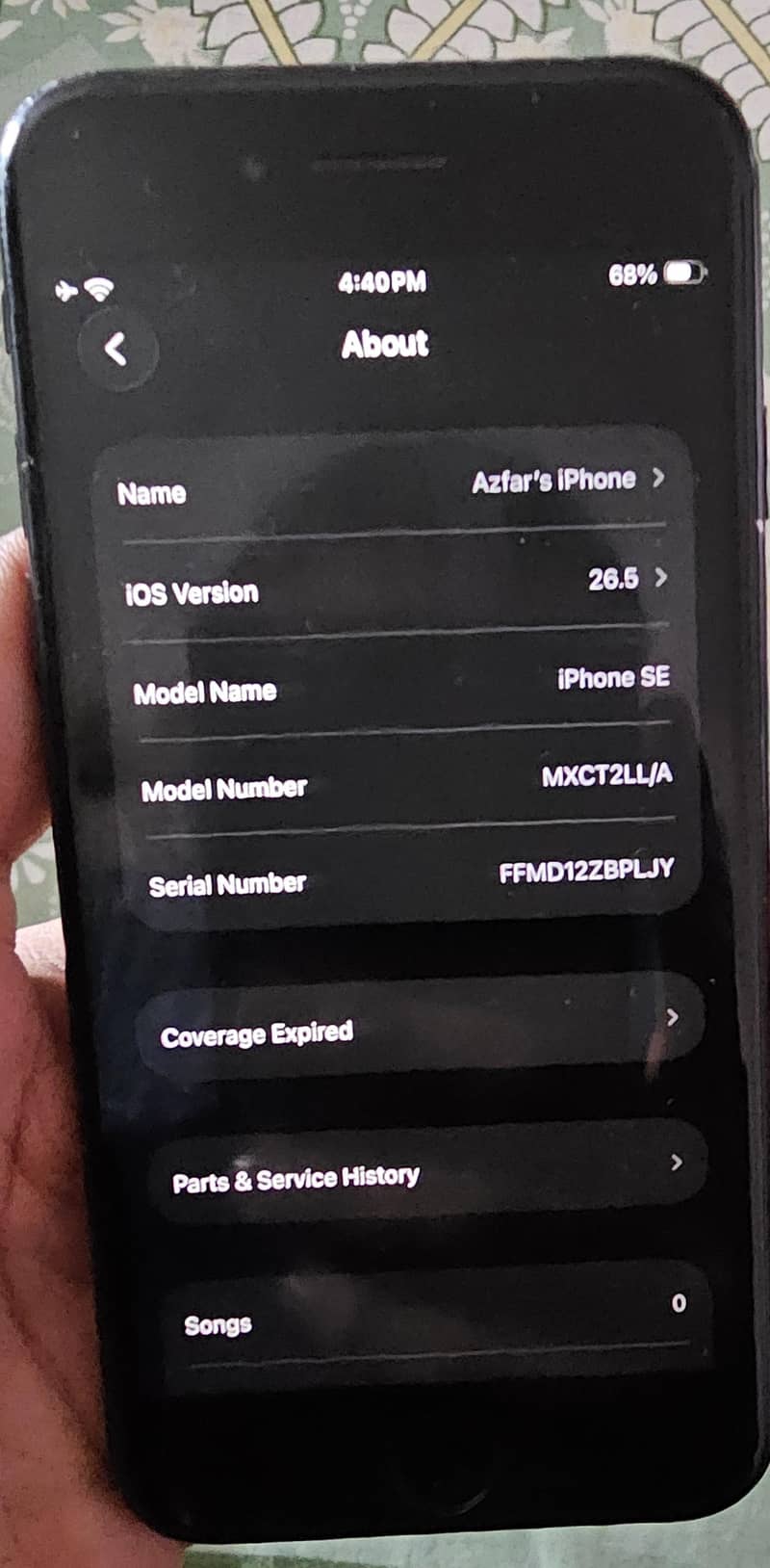 Apple iPhone SE 0