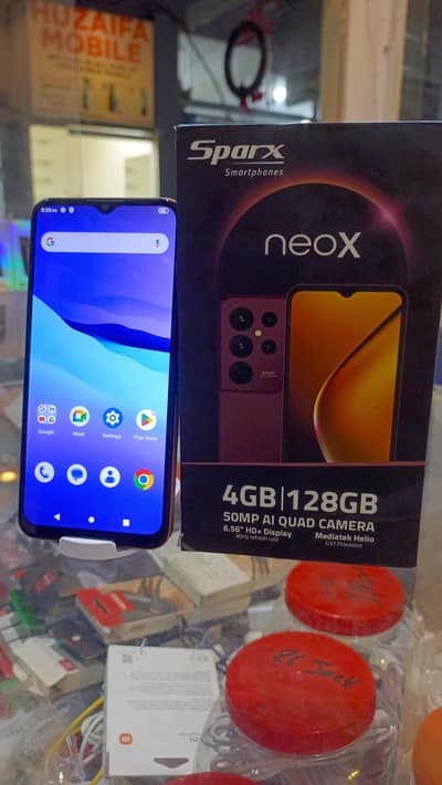 spark neo x 4/128 full box side finger not work condition 10/9