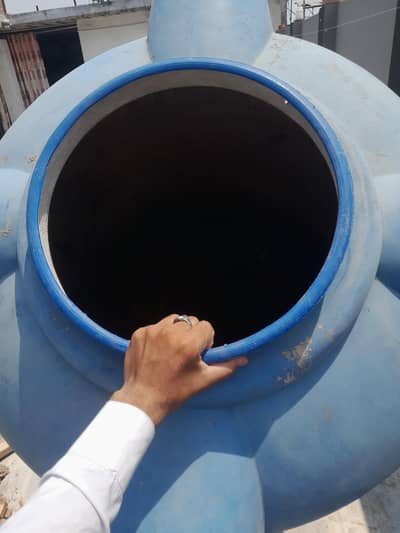 Blue Water Tank