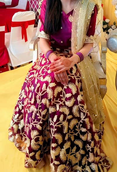 Purple Lehenga