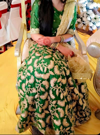 Green Lehenga
