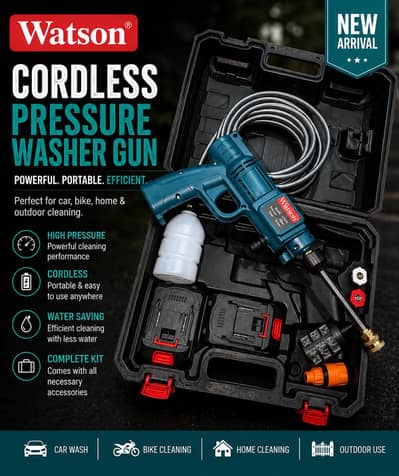 Rechargeable Car washer pressure washer high Pressure