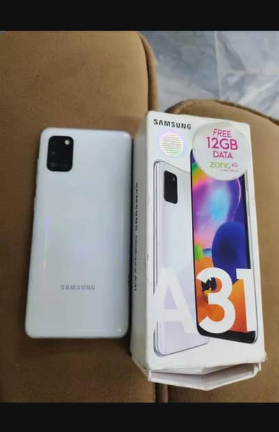 Samsung Mobile A31 With Box 4Gb 128Gb