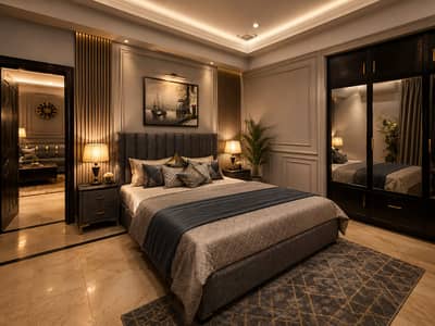 Daily weekly basis available 2 bedrooms apartment luxury furnished available for rent in E-11/2 Islamabad