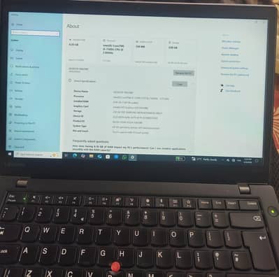 Lenovo T470s Core i5 7th Generation Touch