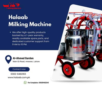 Milking Machine / Milking machine in pakistan Single double cluster