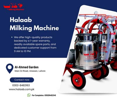 Milking Machine / Milking machine in pakistan Single double cluster