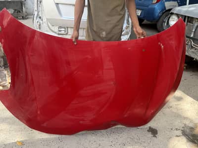 Honda civic 2017 red bonnet