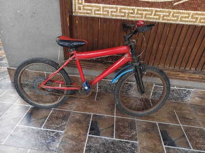 Red bicyle