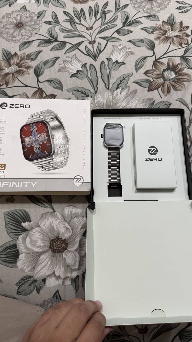 Zero infinity smart watch only box opened 0