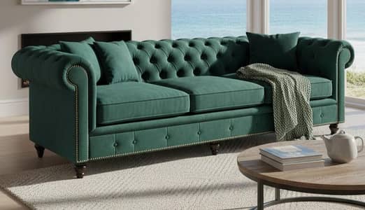velvet sofa set 5 seater