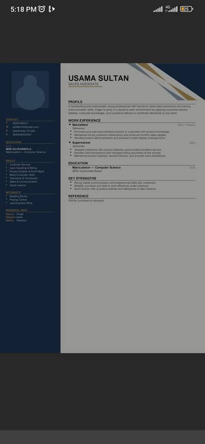 Job seeker