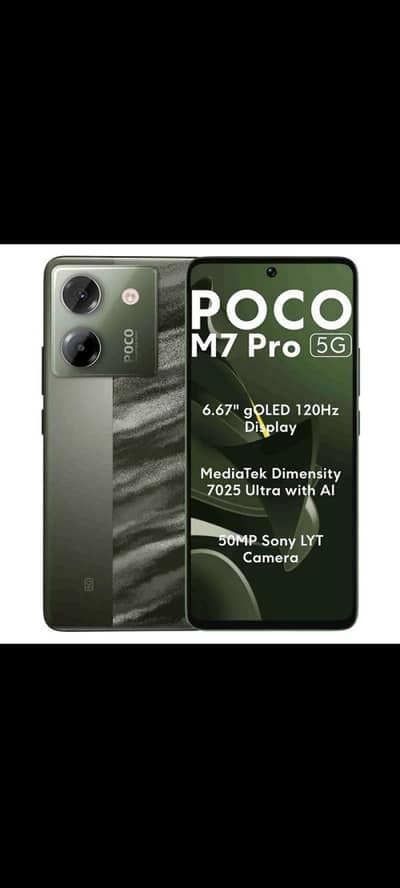 Xiaomi POCO M7 Pro 12+12/256 5G box open non pta tax 16k