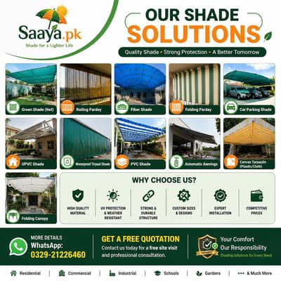 PVC Shade Fiber Shade Folding Parda Railing Parda Green Net Shade Sun