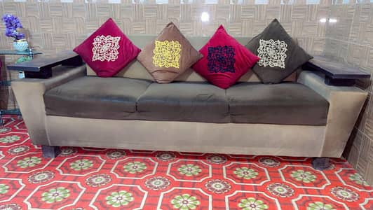 Solid woods Sofa Chairs with Cushions