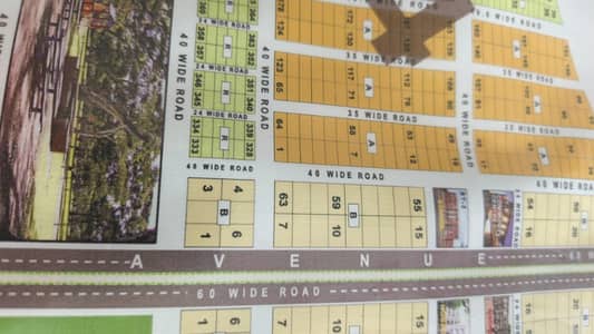 40 ft Road, 120 sq. yd 1st lane plot for sale