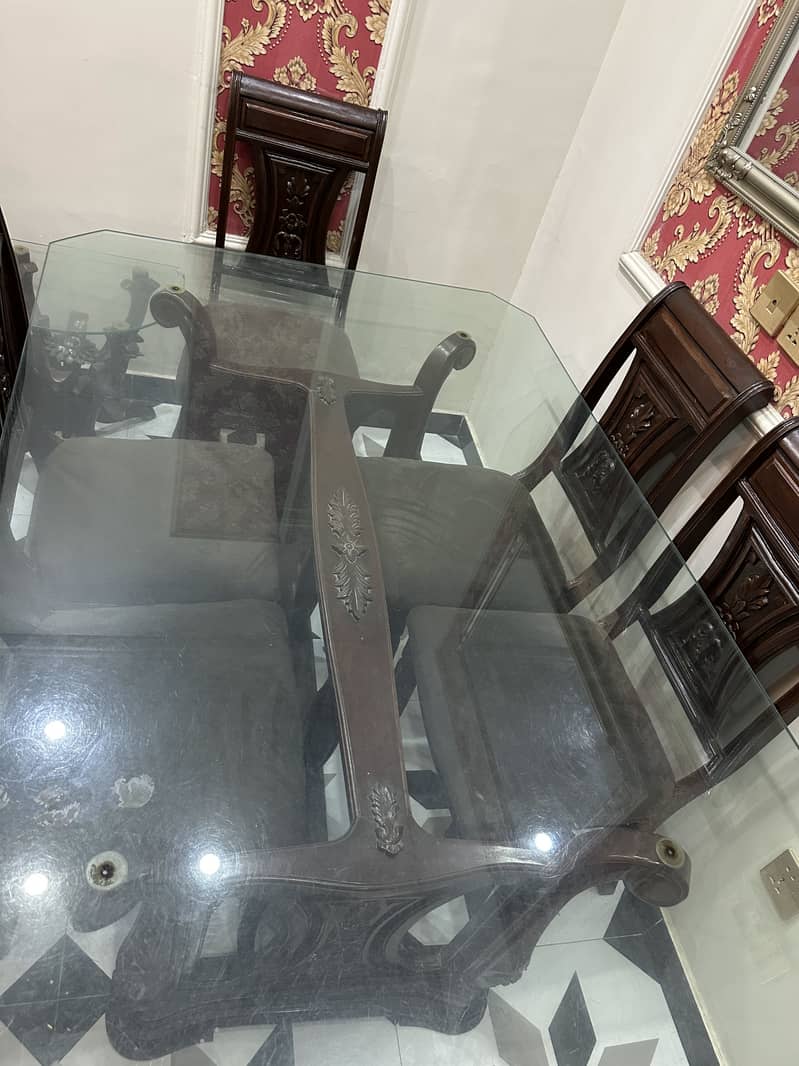Wooden solid dining table 1