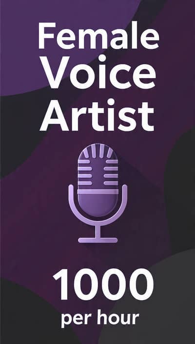 Professional Urdu punjabi female voiceover
