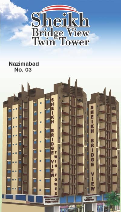 350 Sq. Yards Road-Facing Flat for Sale, Nazimabad No. 3