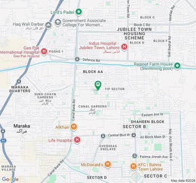 upper portion a block two canal portion for rent