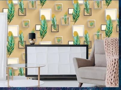 3D Wallpaper, Media Wall,  Blinds, Ceiling, Wooden floor 03147093270
