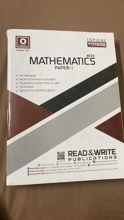 O levels books