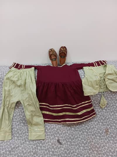 3 year girl suit