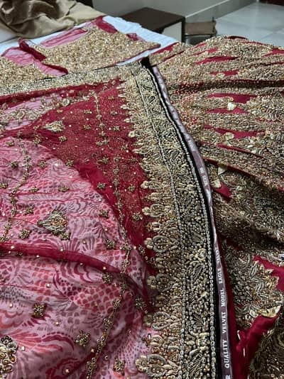“Ayesha Imran Bridal lehenga small Size Worn once”