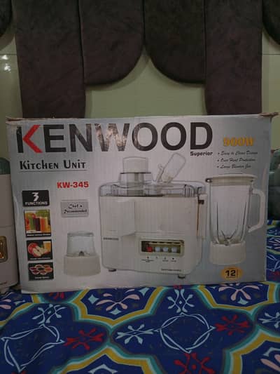 1 Month use How he Kenwood juiser 3 in 1