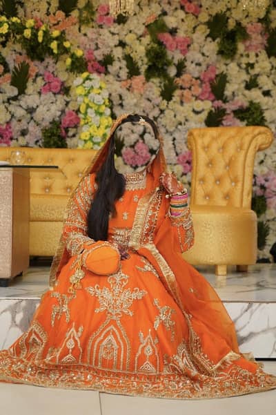 Mehndi bridal outfit