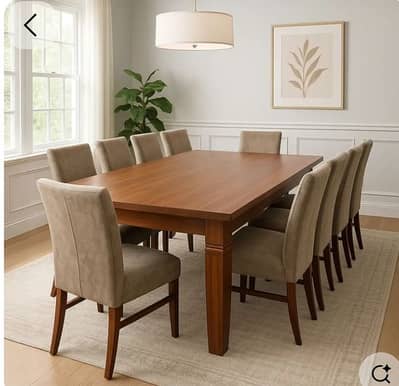 Dining table-6 Seater dining table-Wooden dining table-Luxury dining