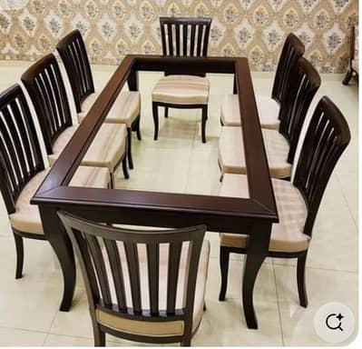 Dining table-6 Seater dining table-Wooden dining table-Luxury dining