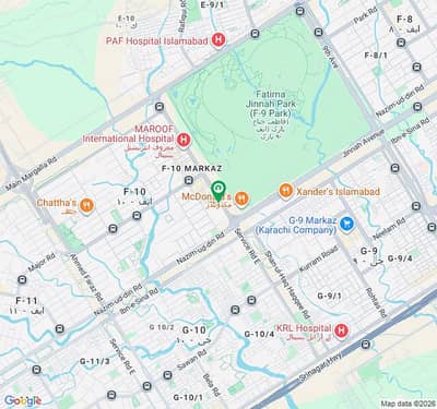 Two bedroom 1200sqft unfurnished apartment for rent in Sukh Chayn apartments F-10 Islamabad