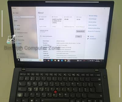 Thinkpad T460s Core I5 6th Gen | 8GB RAM | 128GB SSD