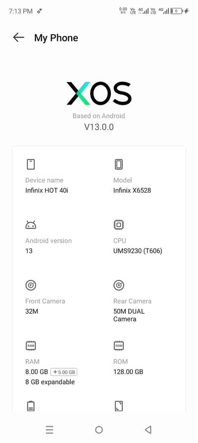 Infinix Hot 40i