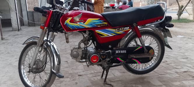 new bike Honda 70cd model 2021 one hand use all okay