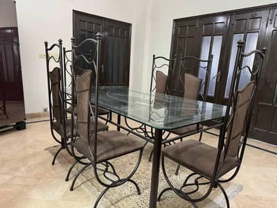 Rod Iron Dining Table