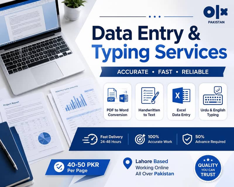 Professional Data Entry & Typing Services 0