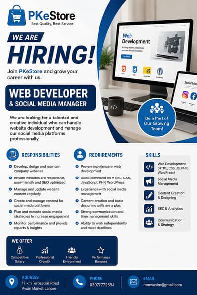We're  Hiring Joiner WorldPress Developer