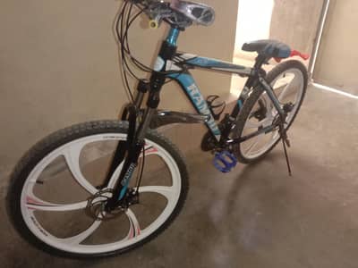 Rainbow sports bicycle