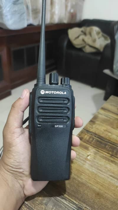 Motorola GP328 Professional Walkie Talkie 16 Channel Two-Way Radio