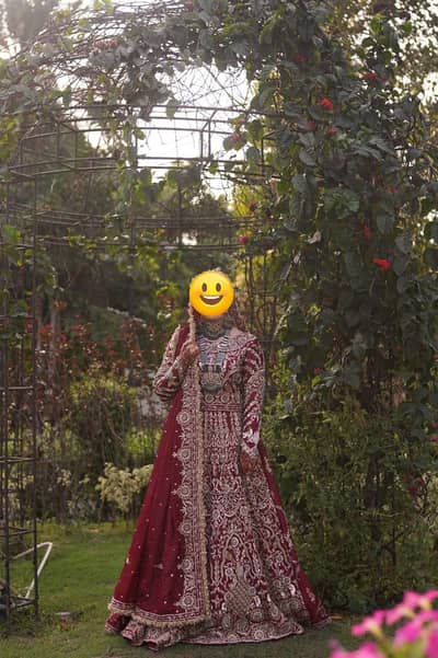 Brand New Maroon Lehanga for Bridal