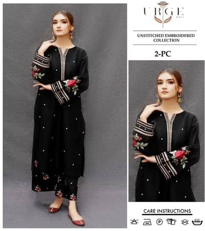  *2PC Embroidered LaWN* Brand: Mix Fabric: Premium Lawn 90\70