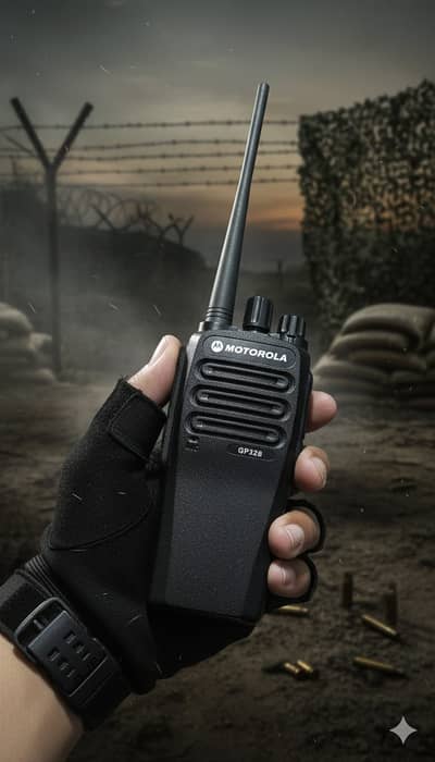 Motorola GP328 Professional Walkie Talkie 16 Channel Two-Way Radio